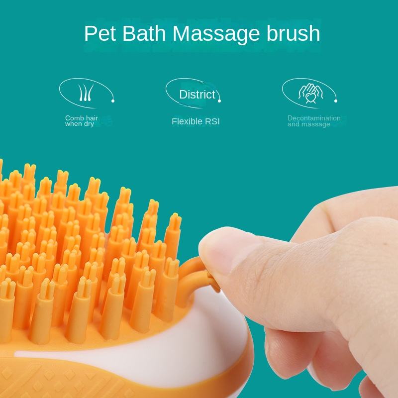 -1 Pet Bath & Massage Brush