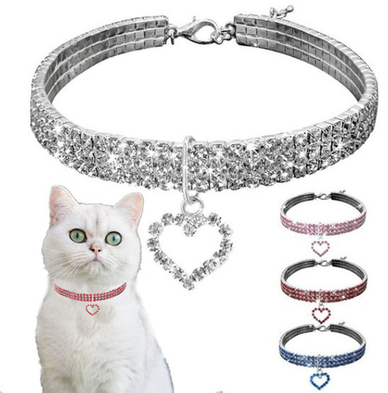 Elastic love cat and dog ornaments