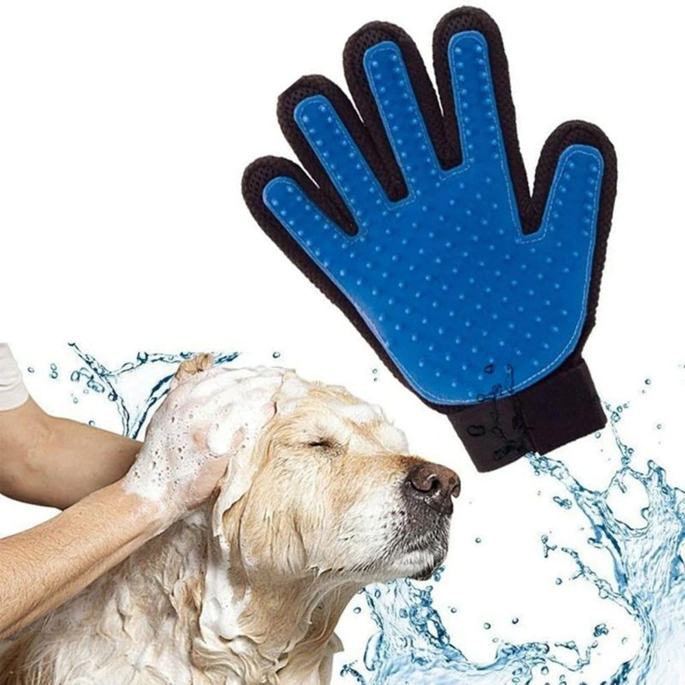 Cat Grooming Glove For Cats Wool Glove Pet Hair Deshedding Brush Comb Glove For Pet Dog Cleaning Massage Glove For Animal Sale - Skye's Zoo