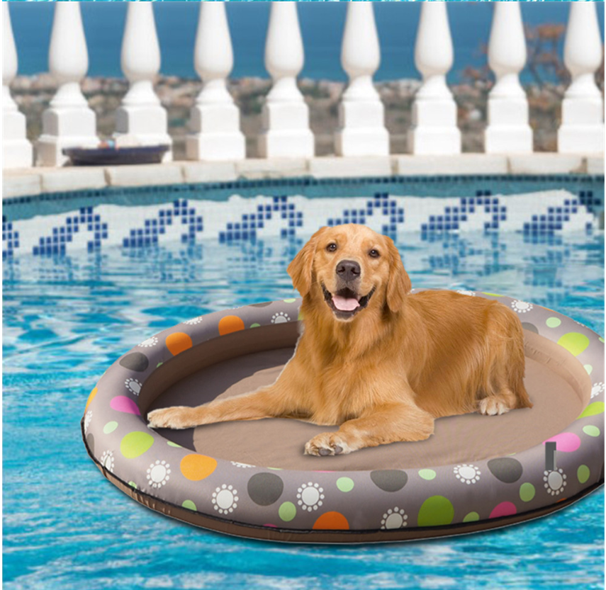 Dog Swimming Pool Inflatable Hammock Pets Pool Floating Bed Spring Summer Swimming Ring - Skye's Zoo