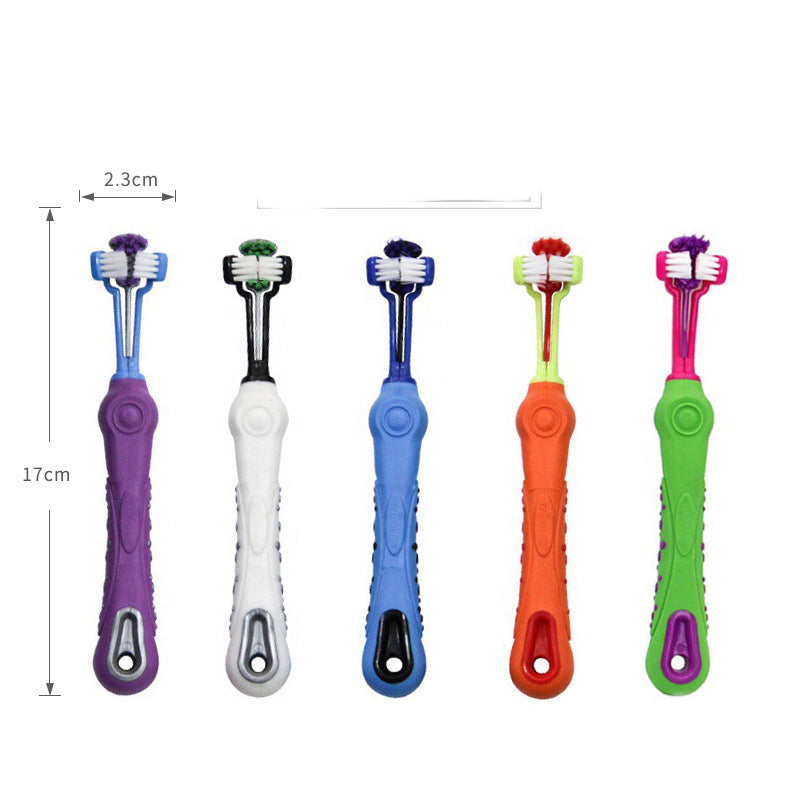 Pet Dental Supplies Fingers Double-headed Toothbrush For Dag And Cat Teeth Cleaning - Skye's Zoo